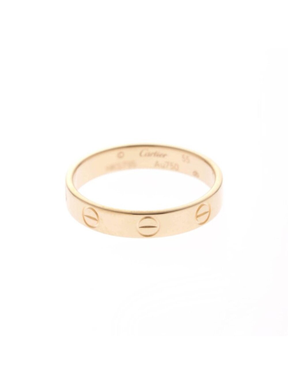 Cartier Mini Love YG 55 Ring 18k Yellow Gold 18k